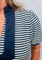 Load image into Gallery viewer, Navy Stripe Top
