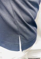 Load image into Gallery viewer, Blk w/White Trim Sleeve Top

