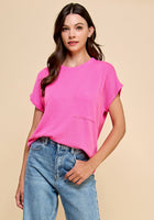Load image into Gallery viewer, Ribbed Top w/Pocket
