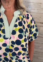 Load image into Gallery viewer, Blue Polka Dot Dress
