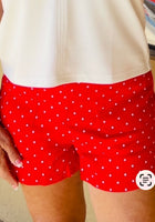 Load image into Gallery viewer, Red Polka Dot Shorts
