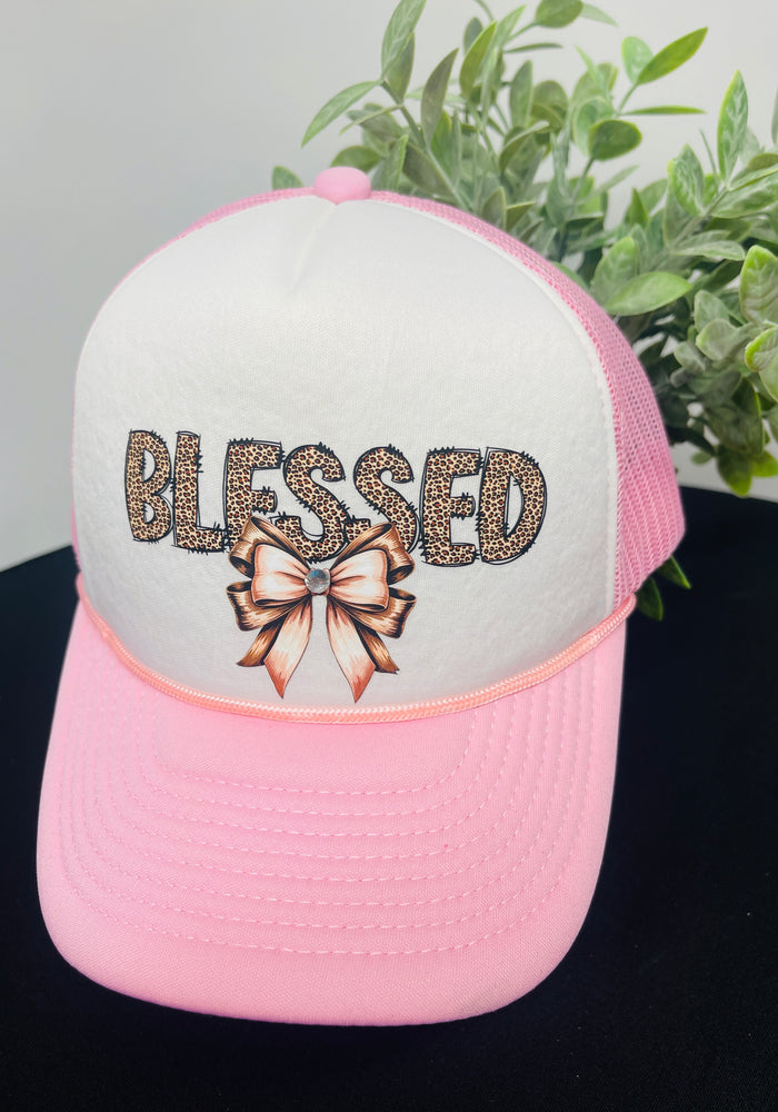 Leopard Blessed Trucker Cap
