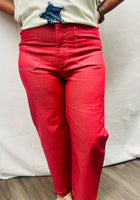 Load image into Gallery viewer, Red Front Pocket Pants
