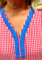 Load image into Gallery viewer, Red Gingham Top
