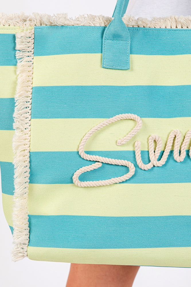 SUMMER Stripe Tote