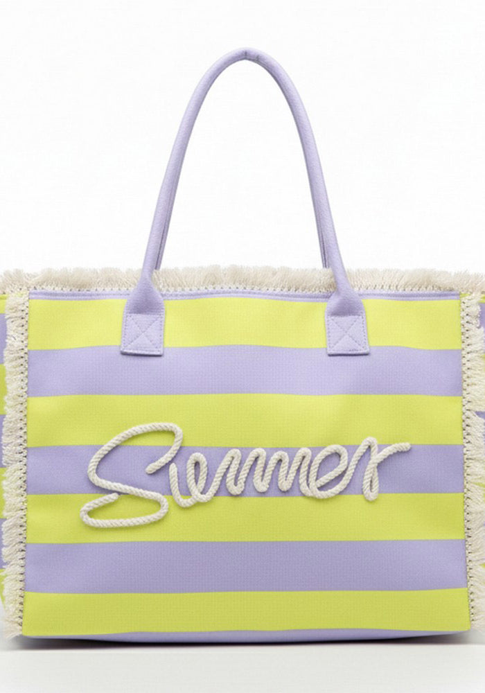 SUMMER Stripe Tote