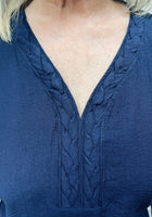 Load image into Gallery viewer, Navy Oversized Top
