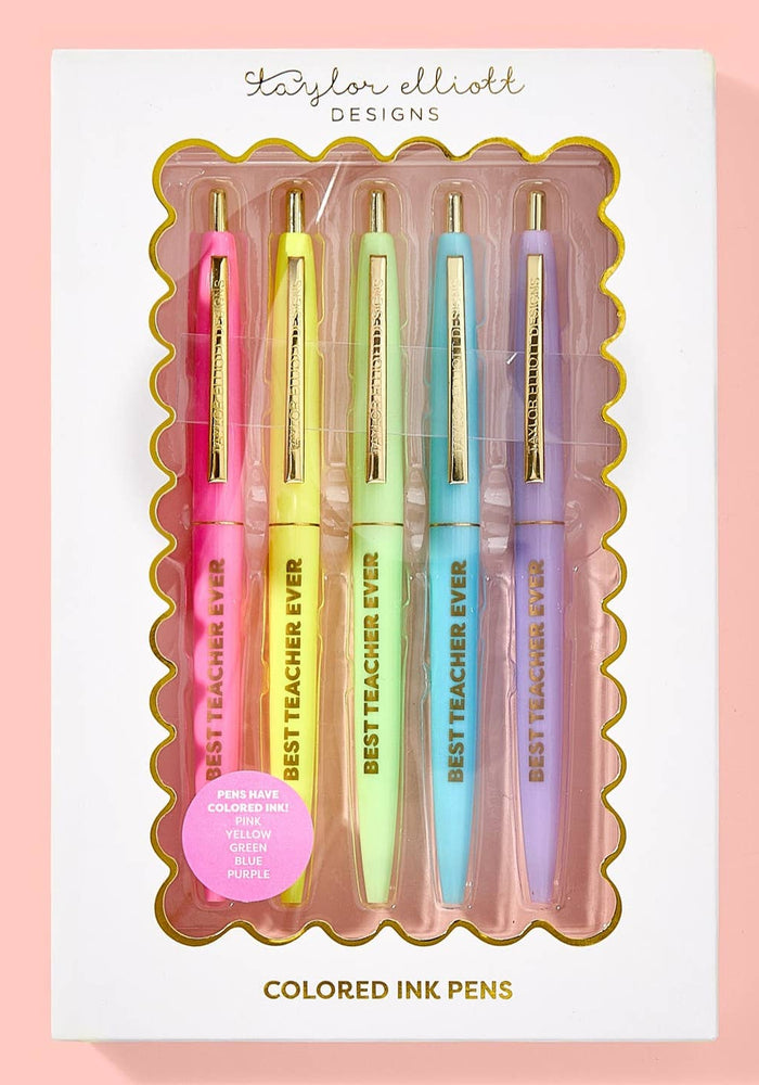 Best Teacher Ever Pen SET