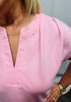 Load image into Gallery viewer, Lt Pink Banded Bottom Top
