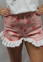 Load image into Gallery viewer, Pink Polka Dot Shorts
