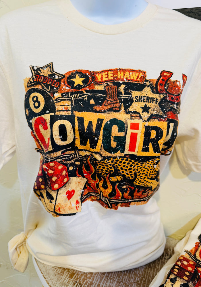 Yee-Haw Cowgirl Tee