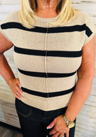 Load image into Gallery viewer, Stripe Sweater Vest
