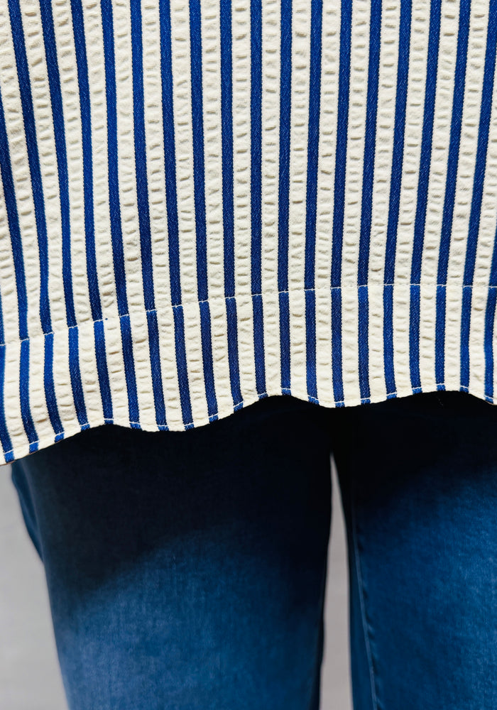 Royal Stripe Top
