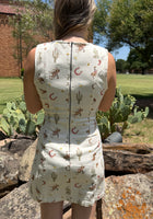 Load image into Gallery viewer, Cream Western Mini Dress
